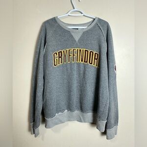 Harry Potter Size L Gryffindor Gray Sweater